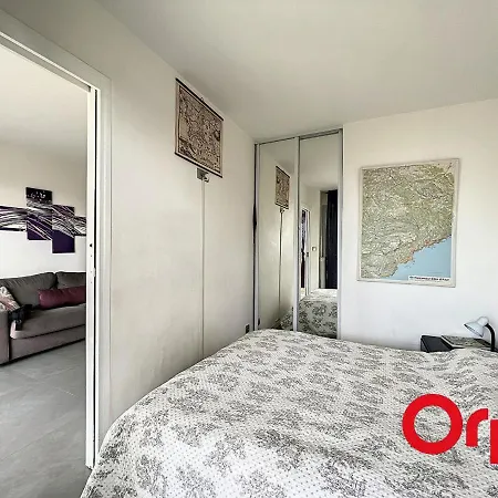 Calme 2 Pieces Avec Wifi, Terrasse Et Vue A - Fr-1-647-19 Apartament Mentona
